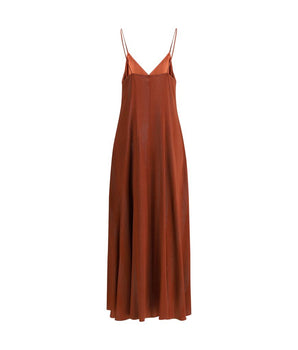 Forte_Forte Orange Silk Casual Dress