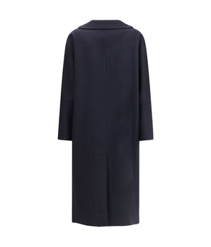 Lardini Black Cashmere Coat