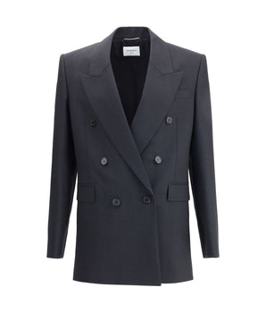 Saint Laurent black wool clothing