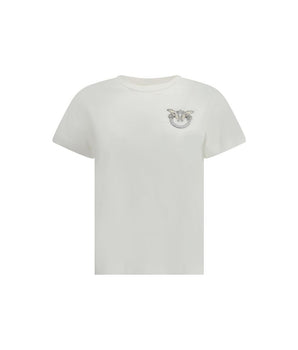 PINKO White Cotton T-Shirt
