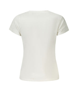 Pepe Jeans White Cotton Women T-Shirt