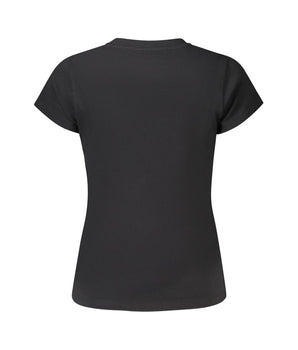 Pepe Jeans Black Cotton Women T-Shirt