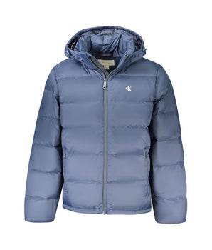 Calvin Klein Blue Polyamide Men Jacket