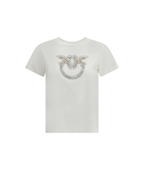 PINKO White Cotton T-Shirt