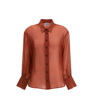 Forte_Forte Orange Copper Dress Shirt