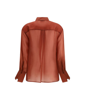 Forte_Forte Orange Copper Dress Shirt