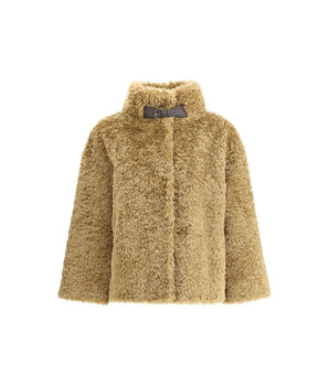 Herno Beige Polyester Coat