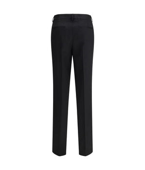 Lardini Black Wool Dress Pants