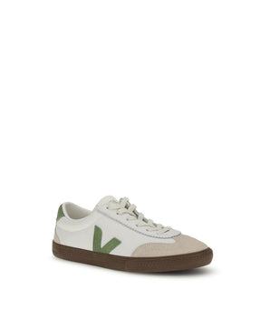 Veja White Leather Low Top Sneakers