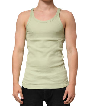 Dolce &amp; Gabbana Men's Light Green Tank Sleeveless Men's T-Shirt