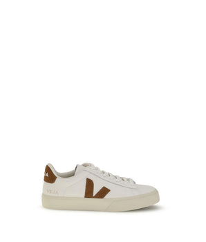 Veja White Leather Low Top Sneakers