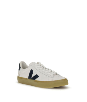 Veja White Leather Low Top Sneakers
