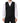 Dolce &amp; Gabbana Black Wool Dress Formal Men Waistcoat Vest