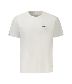 Pepe Jeans White Cotton Men T-Shirt