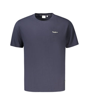 Pepe Jeans Blue Organic Cotton Men T-Shirt