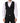 Dolce &amp; Gabbana Black Wool Dress Formal Men Waistcoat Vest