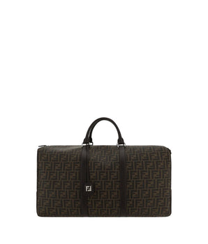Fendi Brown Canvas Luggage And Travel