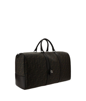 Fendi Brown Canvas Luggage And Travel