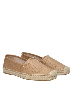 Max Mara Brown Leather Espadrilles