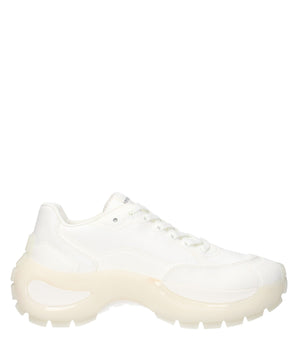 Max Mara White Fabric Chunky Sneakers