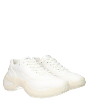 Max Mara White Fabric Chunky Sneakers
