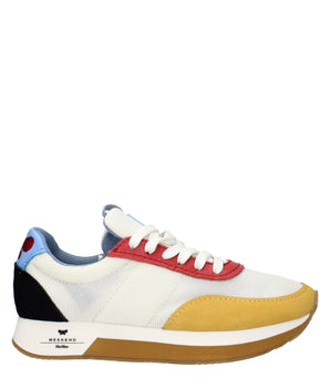 Max Mara White Fabric Low Top Sneakers