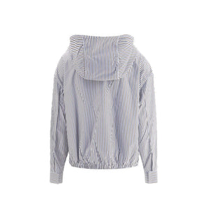 Prada Striped hooded Jacket