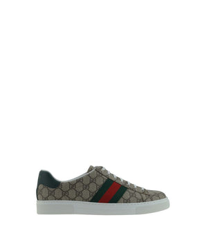 Gucci Beige Rubber Low Top Sneakers