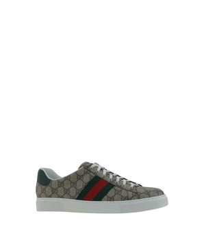 Gucci Beige Rubber Low Top Sneakers