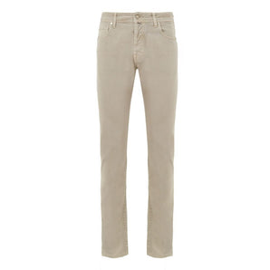 Jacob Cohen Beige Cotton Jeans Denim
