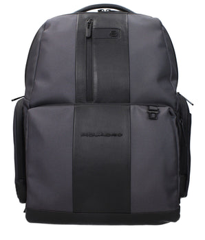 Piquadro Gray Nylon Backpack