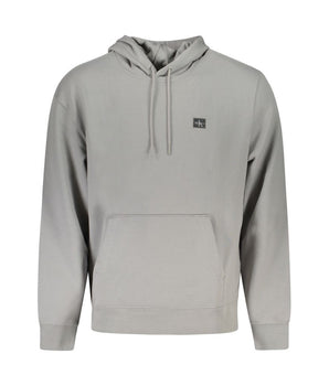 Calvin Klein Gray Recycled Polyester Men Sweater