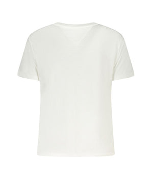 Tommy Hilfiger Bianco Cotton Women T-Shirt
