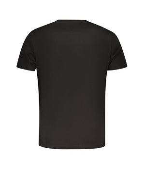 Tommy Hilfiger Black Cotton Men T-Shirt