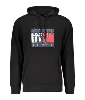 Tommy Hilfiger Black Cotton Men Sweater