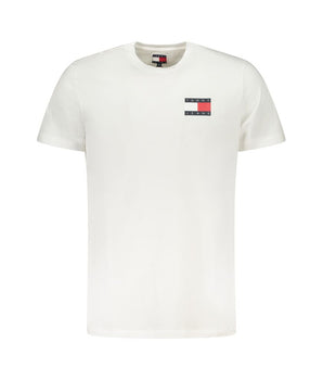 Tommy Hilfiger White Cotton Men T-Shirt