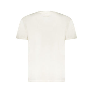 Tommy Hilfiger White Cotton Men T-Shirt