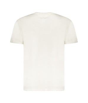 Tommy Hilfiger White Cotton Men T-Shirt