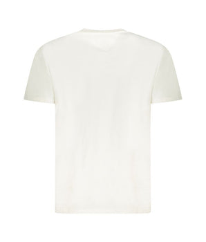 Tommy Hilfiger White Cotton Men T-Shirt