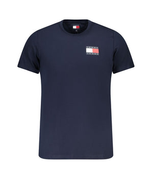 Tommy Hilfiger Blue Cotton Men T-Shirt