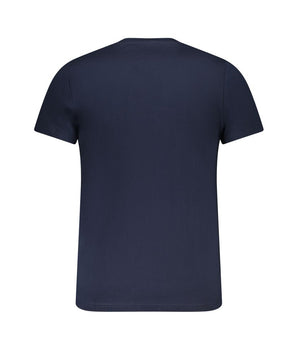 Tommy Hilfiger Blue Cotton Men T-Shirt
