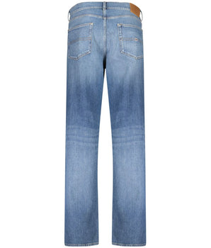 Tommy Hilfiger Blue Cotton Men Jeans