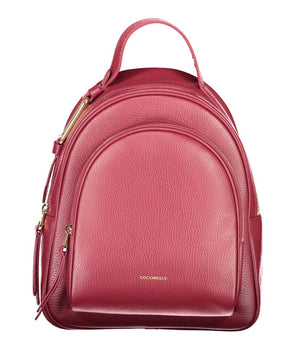 Coccinelle Purple Leather Women Backpack