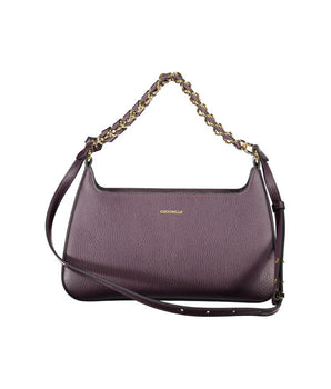 Coccinelle Purple Leather Women Handbag