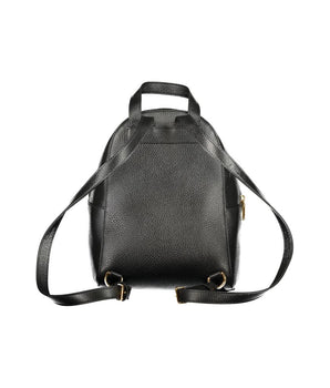 Coccinelle Black Leather Women Backpack