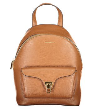 Coccinelle Brown Leather Women Backpack