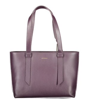 Coccinelle Purple Leather Women Handbag