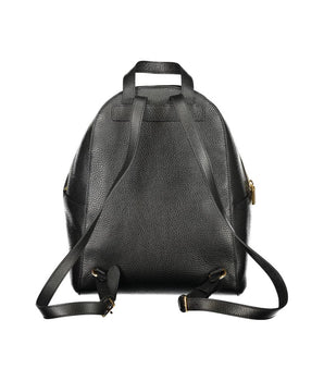 Coccinelle Black Leather Women Backpack