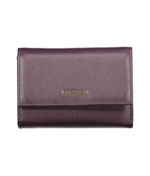 Coccinelle Purple Leather Wallet