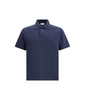 Saint Laurent Cassandre cotton polo shirt